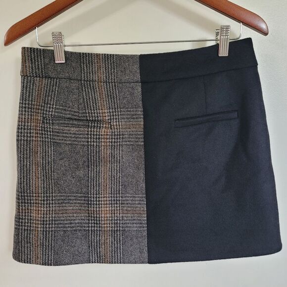 Tibi Mini Trouser Skirt Wool Blend Size 2 - Picture 5 of 10